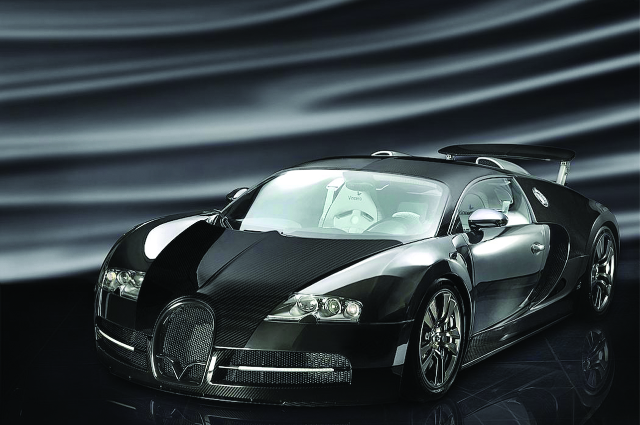 mansory bugatti veyron front angle carbon fiber wide body