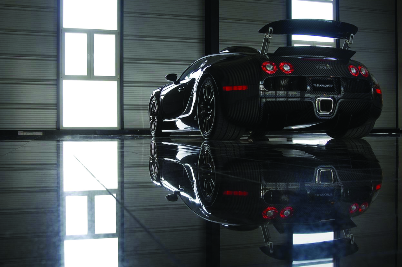 mansory bugatti veyron linea vincero rear bumper carbon fiber wing up