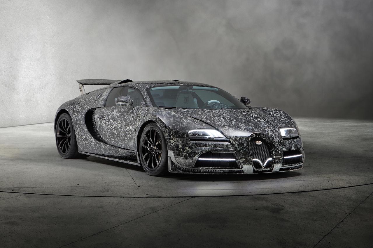 mansory bugatti veyron vivere diamond edition front end forged carbon wide body