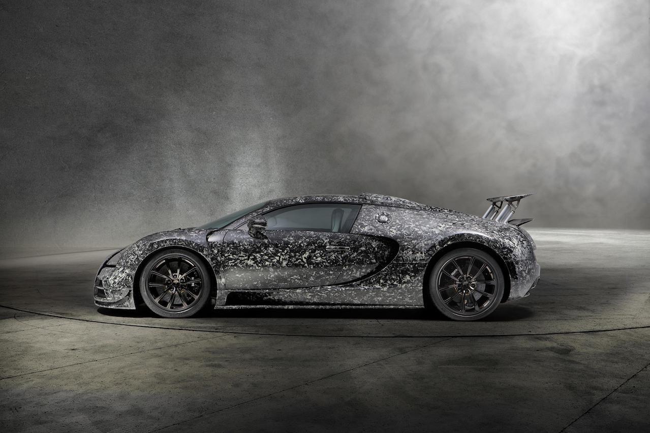 mansory bugatti veyron vivere diamond edition side wide body forged carbon body kit