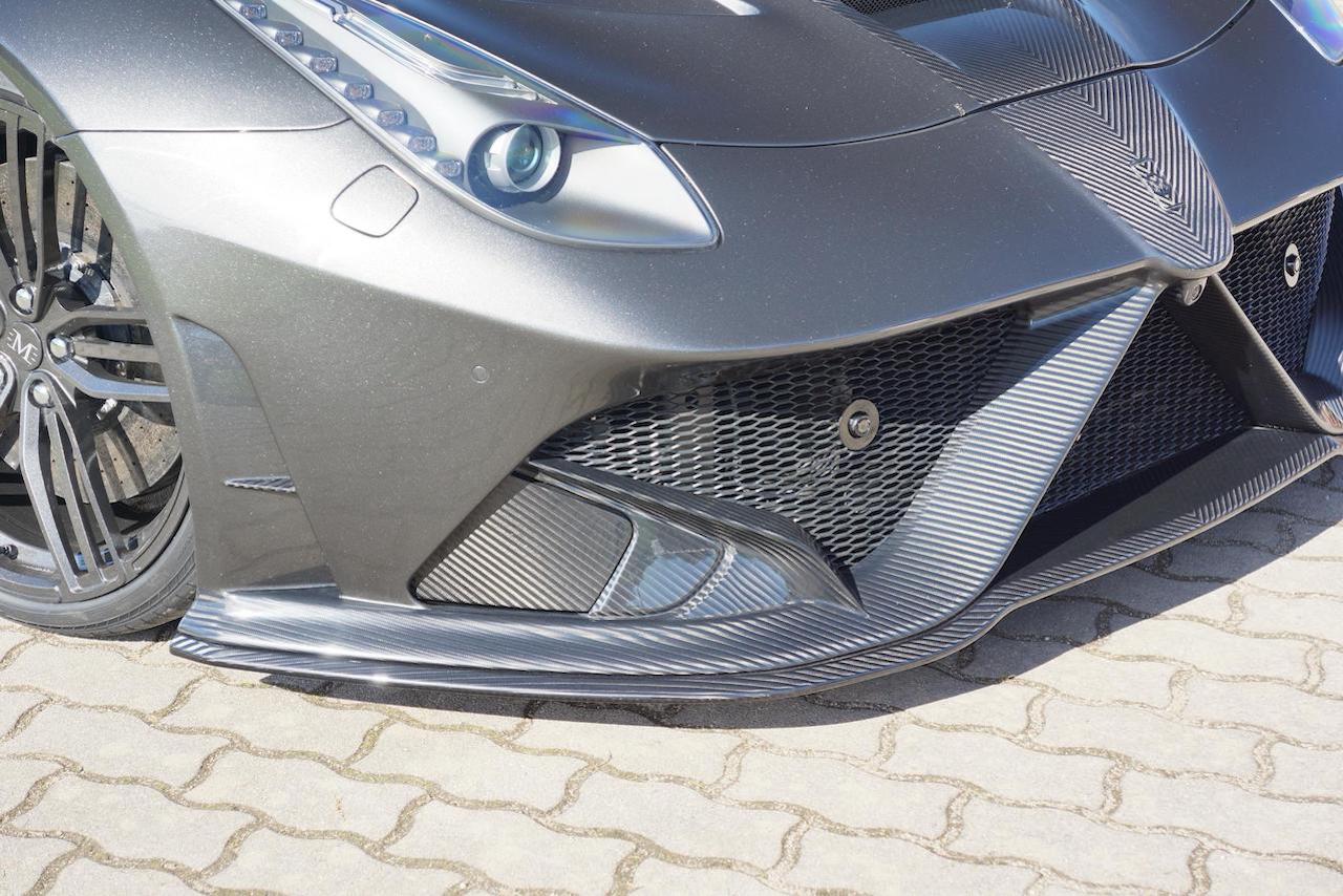 mansory ferrari f12 stallone carbon fiber front bumper lp spoiler