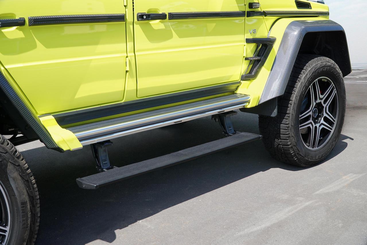 mansory mercedes benz amg 4x4 g550 g63 g65 g500 electrical side step long exhaust system