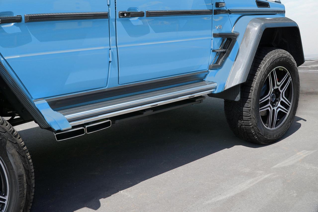 mansory mercedes benz amg 4x4 g550 g63 g65 g500 electrical side step short up exhaust system
