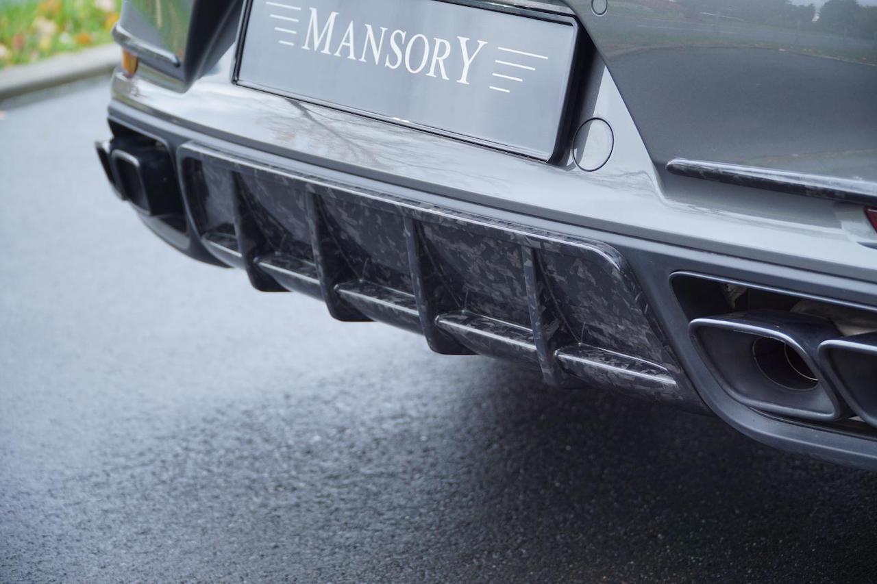 mansory porsche 911 911 turbo s coupe cabriolet carbon fiber rear diffuser