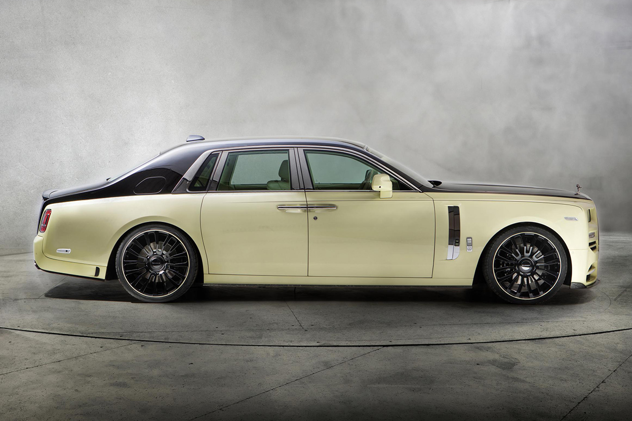 A Rolls-Royce Phantom that is an Hermès bag on wheels